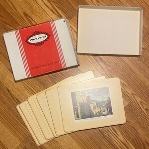 Pimpernel Set Of Six Traditional Placements With Box! Old English Elegant Decor